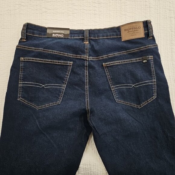 Buffalo By David Bitton Men's Size W36 L32 Slim Boot King Stretch Fit Jeans NWT - Picture 8 of 16